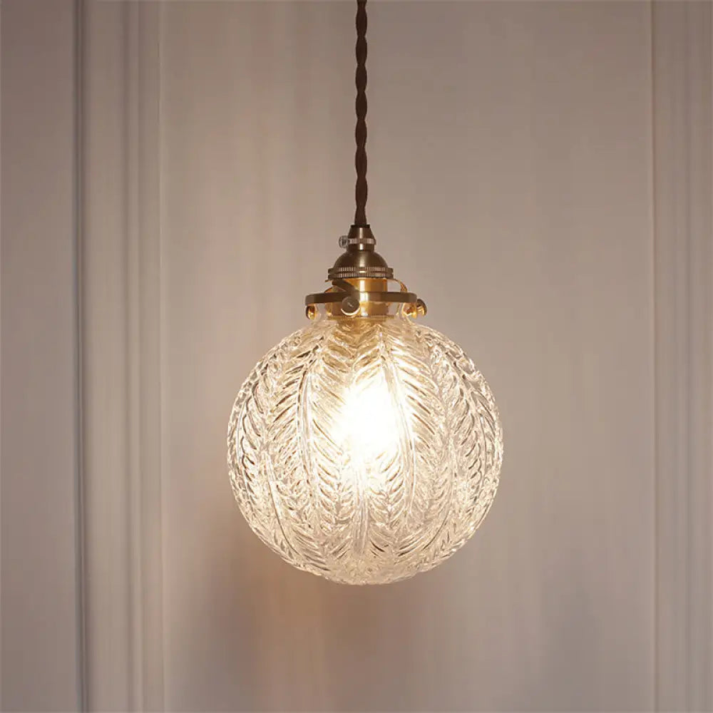 Pendelleuchte mit klarer Glaskugel, industrielles Design, Wohnzimmer, Esszimmer, skandinavische Stimmungsbeleuchtung, moderner Stil | Sansoti