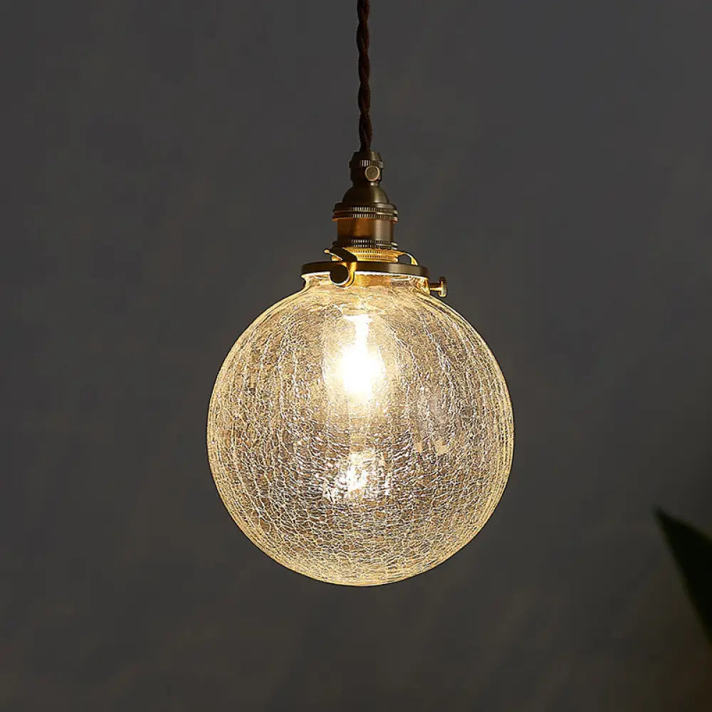 Pendelleuchte mit klarer Glaskugel, industrielles Design, Wohnzimmer, Esszimmer, skandinavische Stimmungsbeleuchtung, moderner Stil | Sansoti