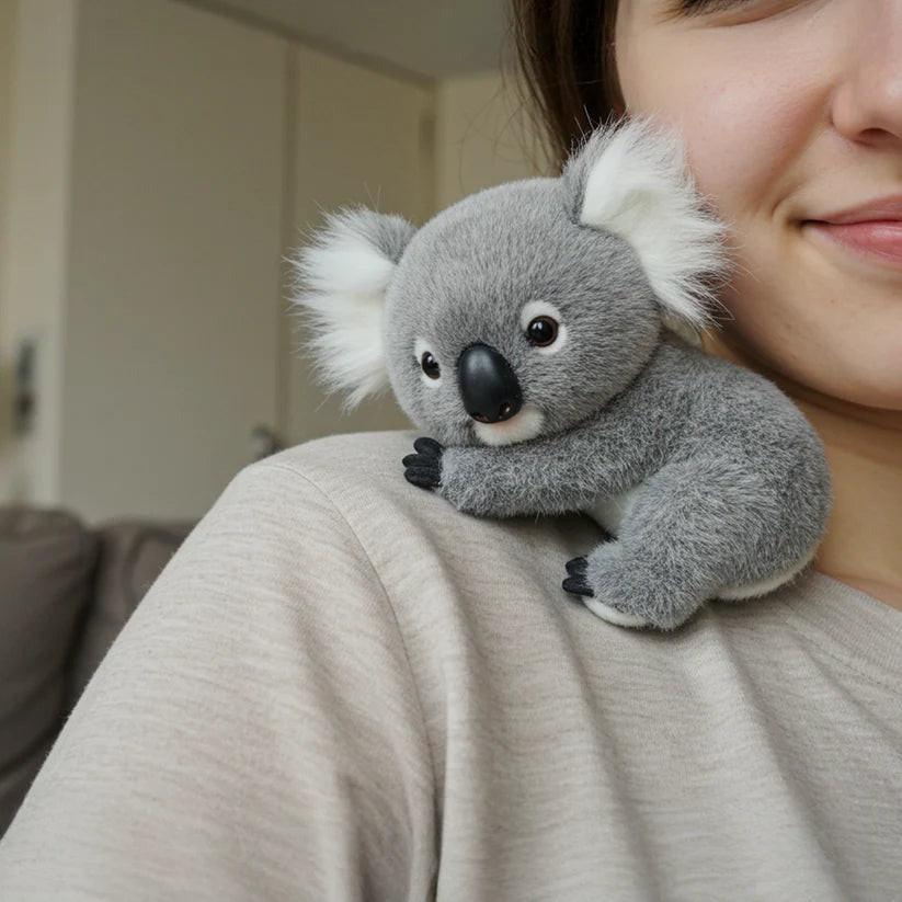 Pluche Koala Knuffel Grijs 30cm Rustgevend Kameraccessoire Kinderen Decoratief Slaapkamer Babykamer Zacht | Sansoti