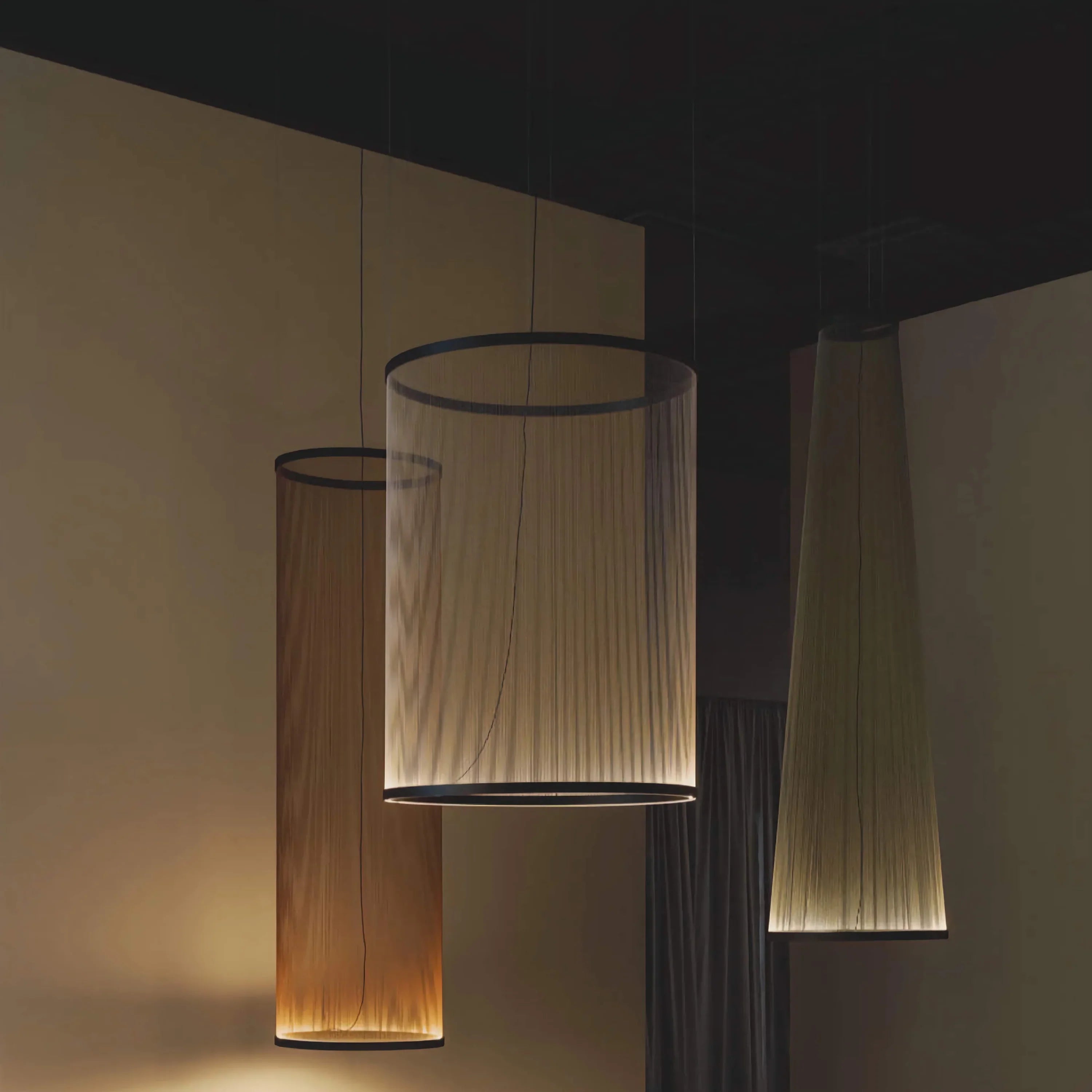 Hanglamp Cluster Staal Aluminium Rood Groen Crème Woonkamer Eetkamer Hal Getrapt Multi-Pendant Messing | Sansoti
