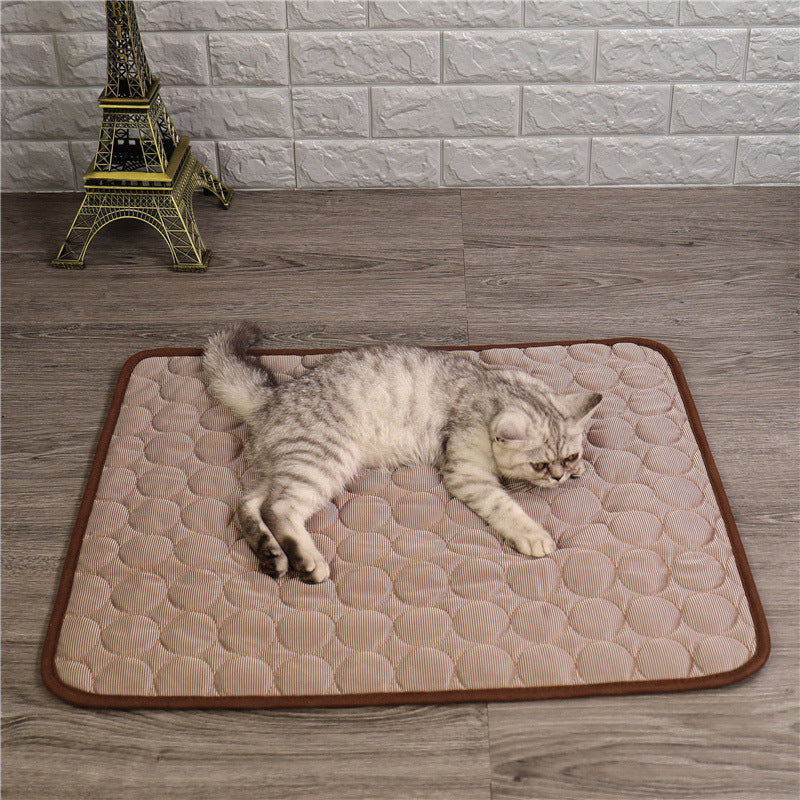 Cooling Pet Mat with Self-Cooling Gel - Portable Cooling Cushion for Dogs and Cats of All Sizes for Summer | Sansoti