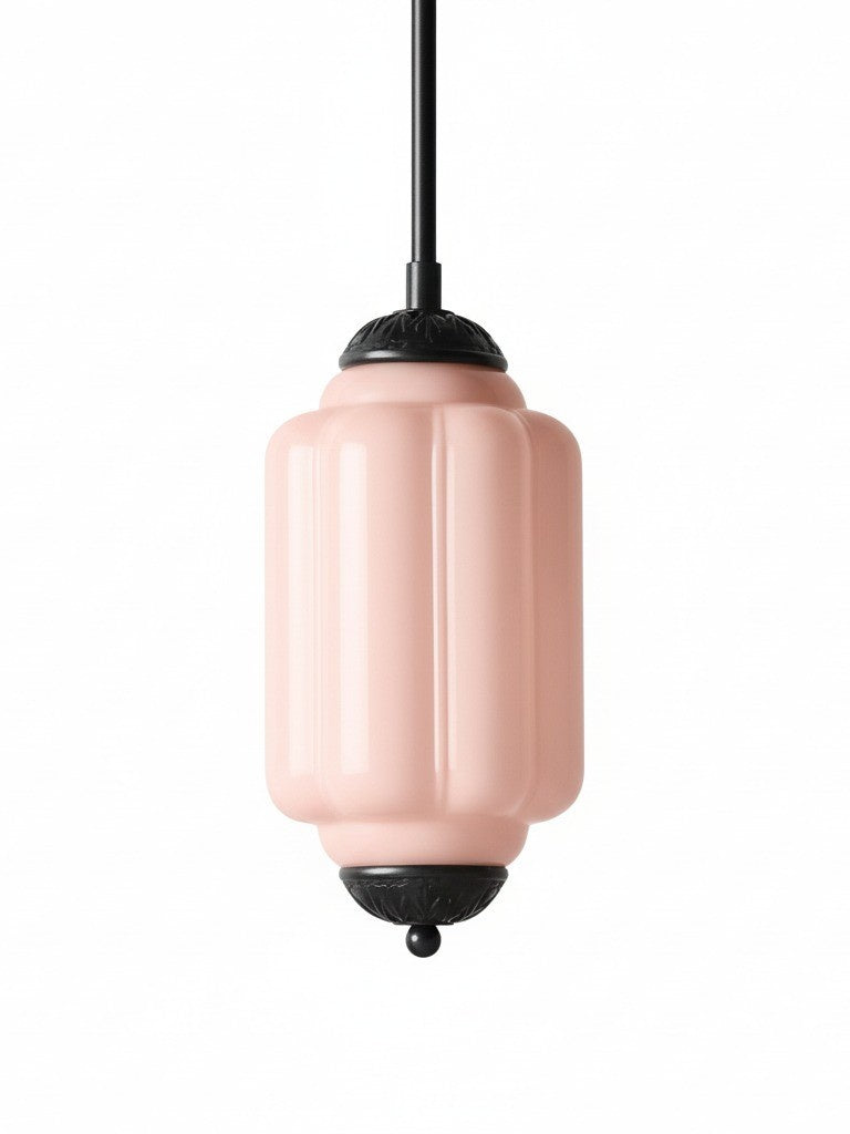 Vintage Glazen Hanglamp met Nostalgische Uitstraling – Verfijnde Verlichting voor Eetkamer en Keuken | Sansoti