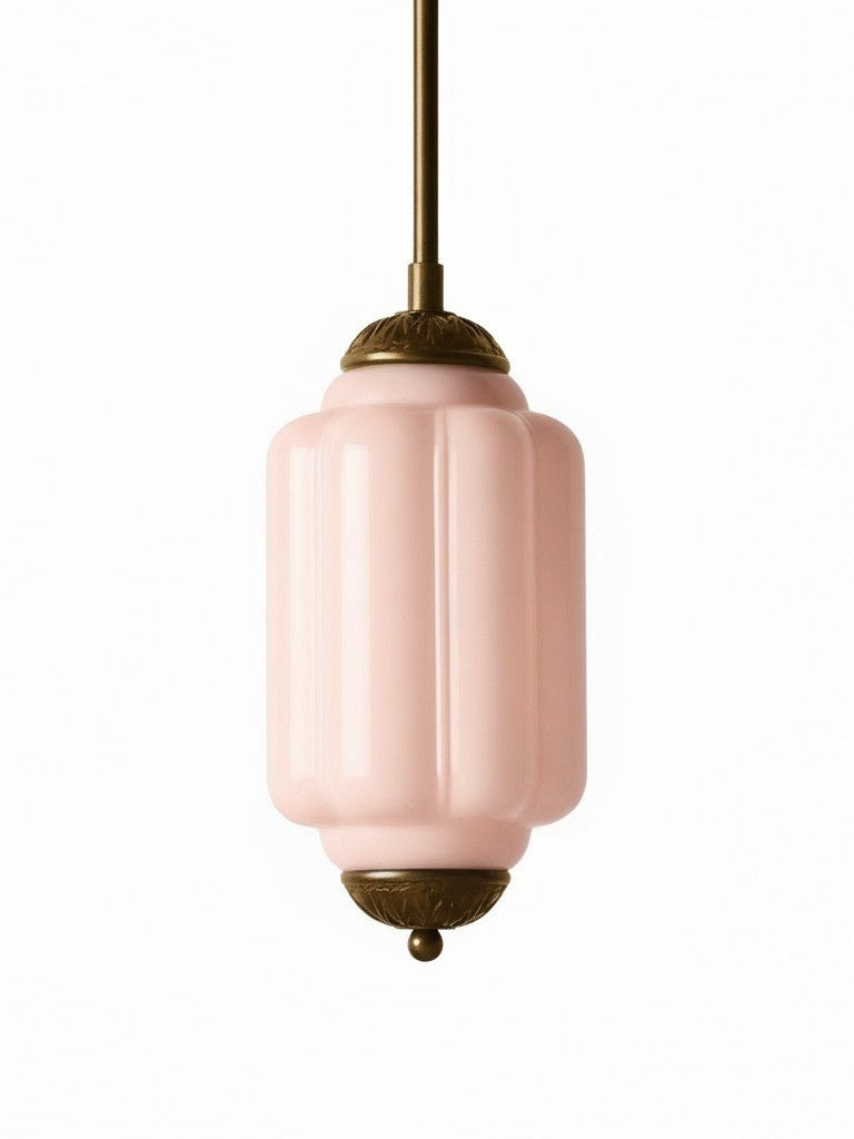 Vintage Glazen Hanglamp met Nostalgische Uitstraling – Verfijnde Verlichting voor Eetkamer en Keuken | Sansoti