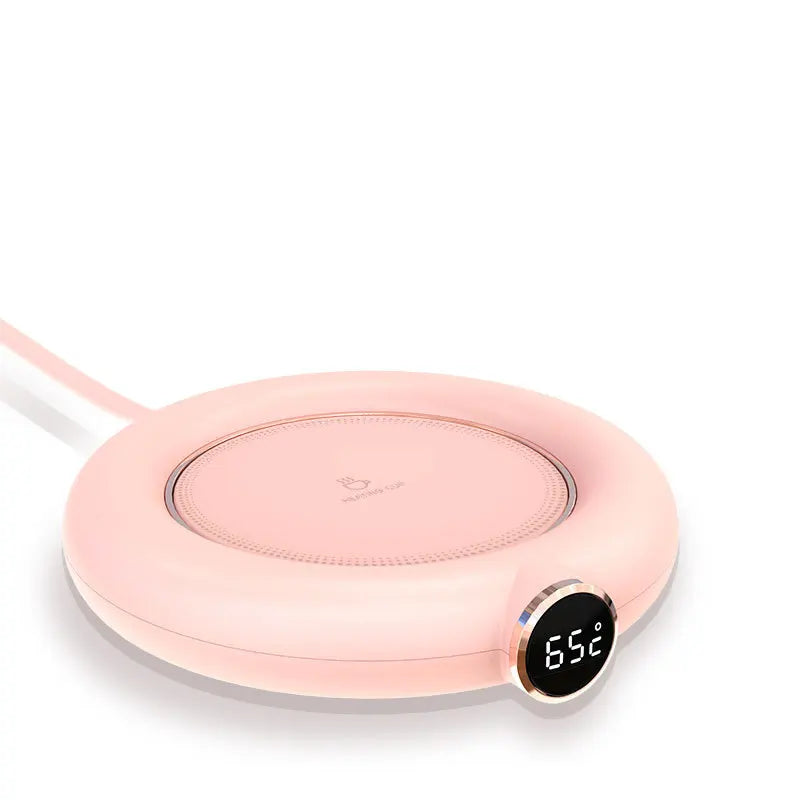 Digital Beverage Heating Plate with Adjustable Temperature, USB Cup Warmer for Coffee and Tea | Sansoti