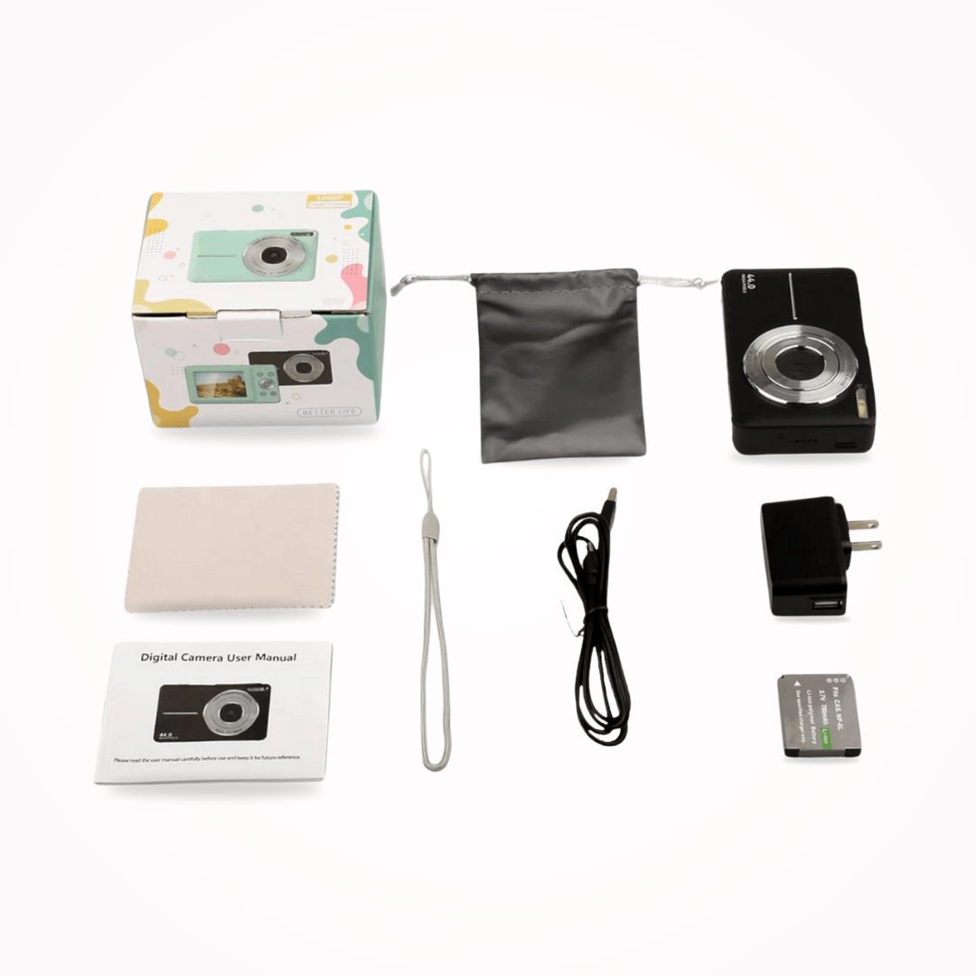 Digitale Retrocamera Full HD Video Foto Compacte Reiscamera Vintage Design Automatische Lichtopname Compact | Sansoti