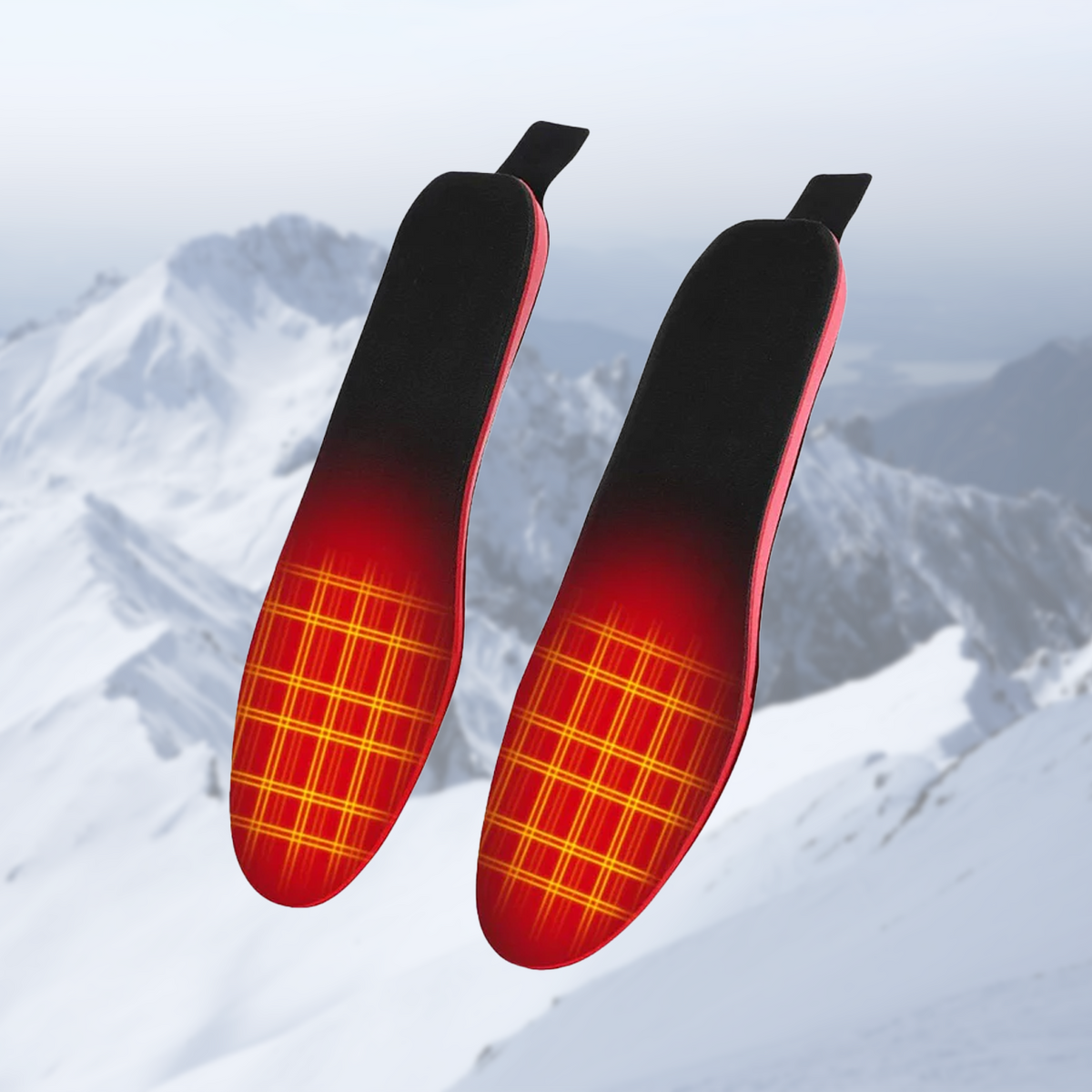 Heated Insoles with Remote Control Rechargeable Arch Support Comfortable Winter Footwear | Sansoti