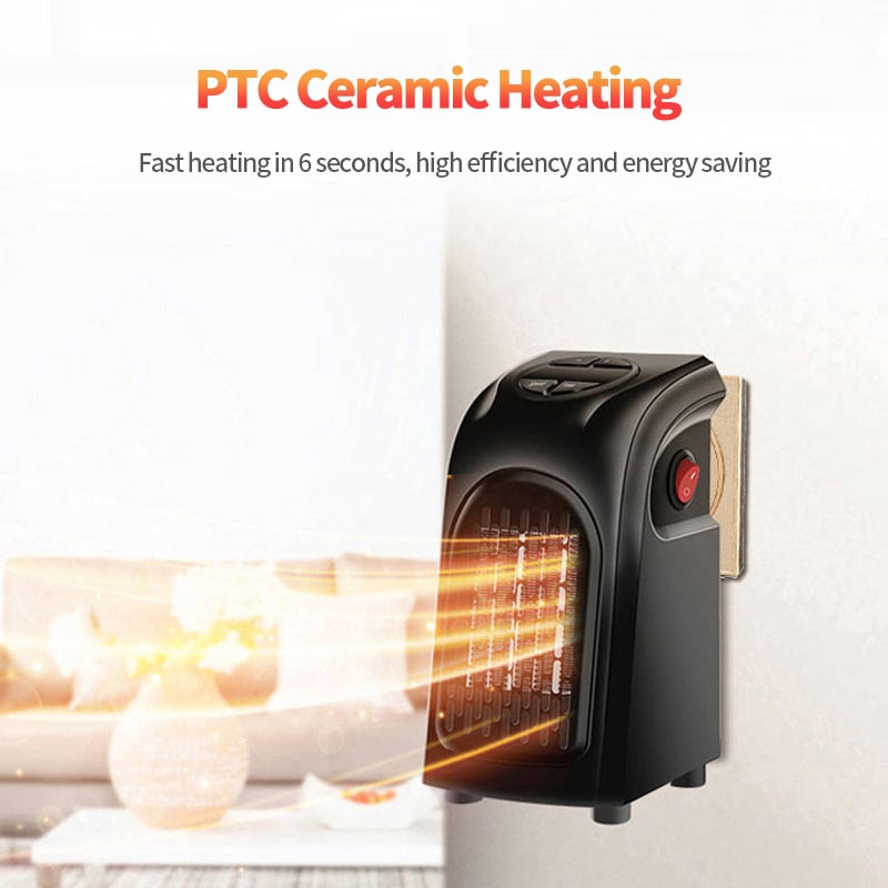 Compact Wall Heater with Digital Display and Ceramic Heating for Optimal Comfort and Warmth | Sansoti