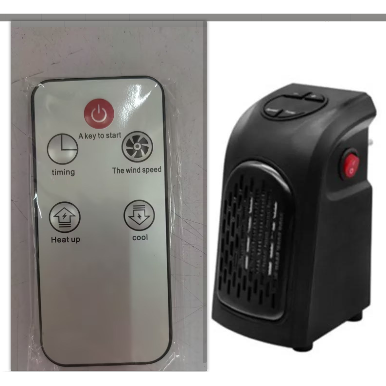 Compact Wall Heater with Digital Display and Ceramic Heating for Optimal Comfort and Warmth | Sansoti