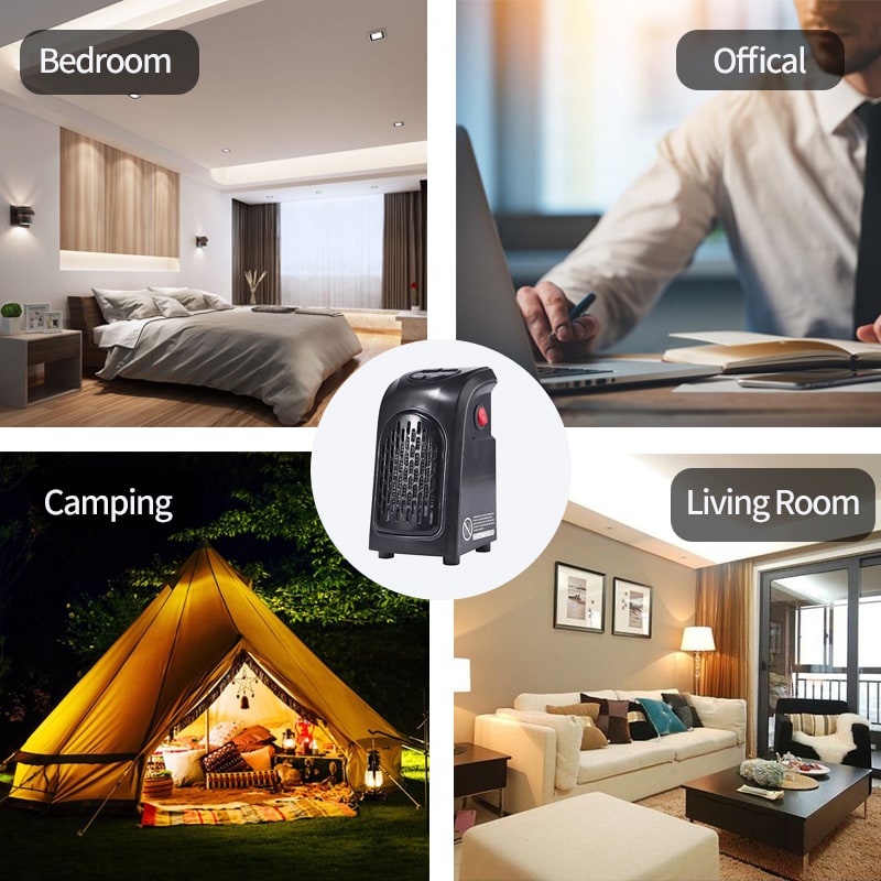 Compact Wall Heater with Digital Display and Ceramic Heating for Optimal Comfort and Warmth | Sansoti