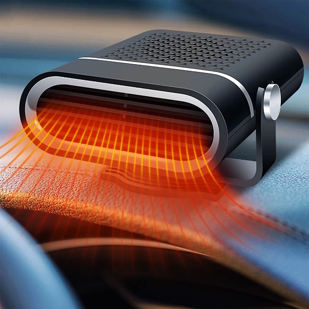 Autoverwarmer 12V Draagbaar met Ventilator Snelle Opwarming Ontdooien Dashboard Verwarming Auto Winter | Sansoti