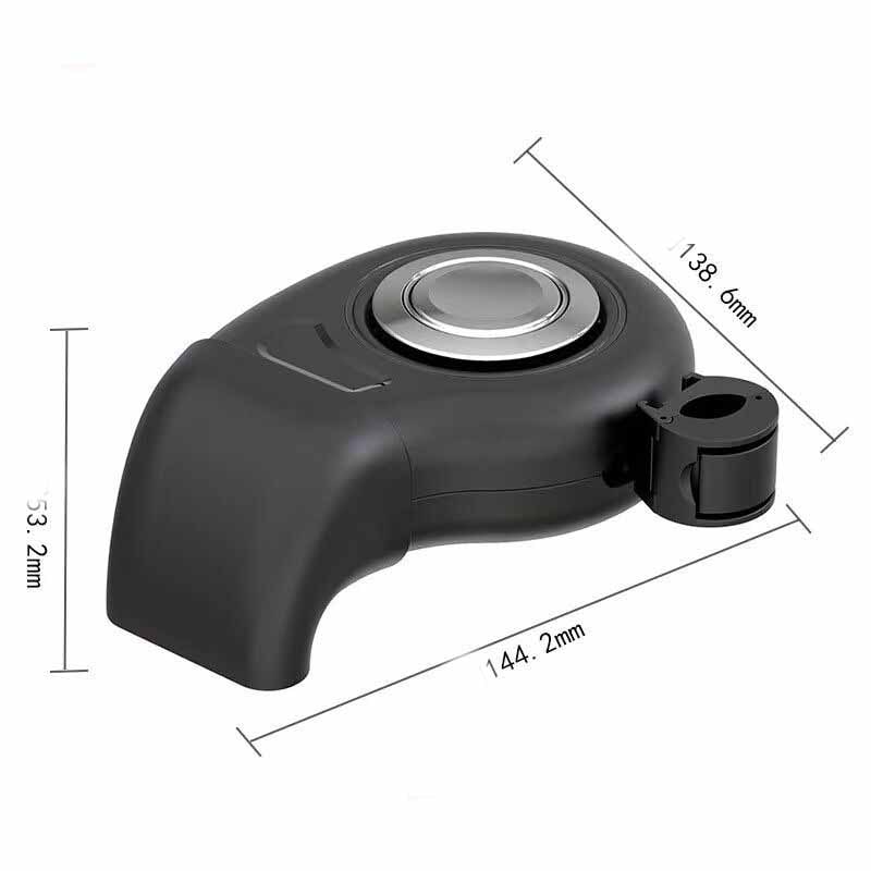 12V Interieur Ventilator Auto met Warme & Koele Lucht Functie Draaibaar Ontdooiventilator Voorruit Verwarmend | Sansoti