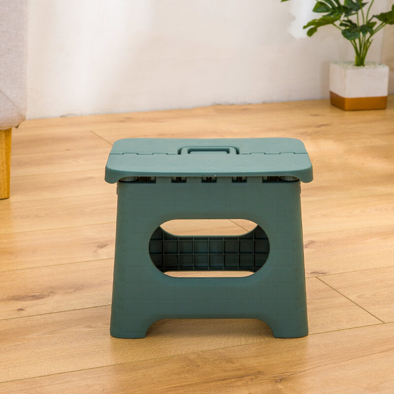 Foldable Step Stool with Handle for Children and Adults, Stable Household Step Ladder, Compact and Easy to Store | Sansoti