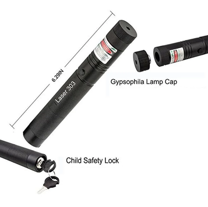 Portable Laser Device for Presentations, Astronomy, Observation, Green and Red Beam Pointer, Professional | Sansoti