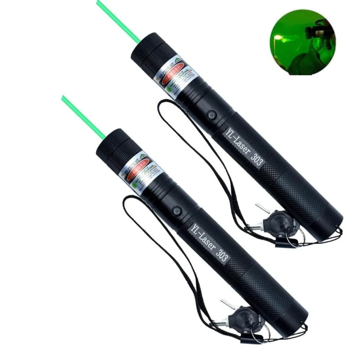 Portable Laser Device for Presentations, Astronomy, Observation, Green and Red Beam Pointer, Professional | Sansoti
