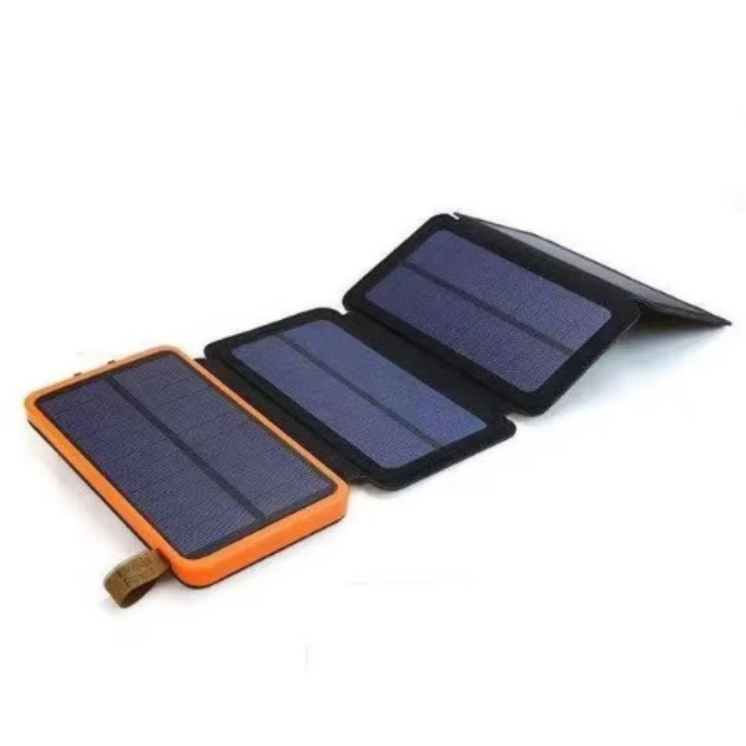 Opvouwbare Zonne-energiebank met Zonnepanelen Waterdicht Draagbaar Powerstation 10000-25000mAh Outdoor USB Oplader Reizen Camping Noodstroom | Sansoti