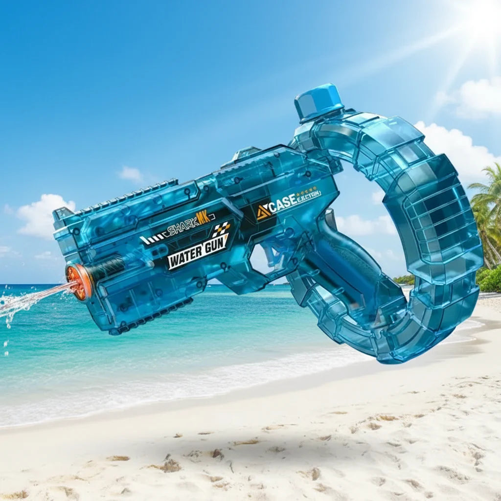 Elektrische Waterpistool voor Kinderen – Fun Outdoor Speelgoed met Groot Reservoir voor Zomer Waterpret | Sansoti