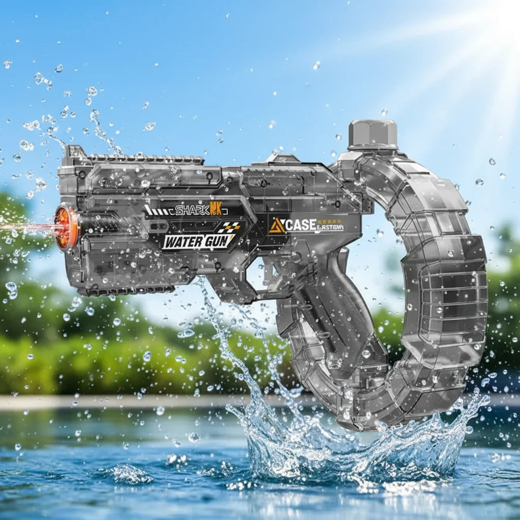Elektrische Waterpistool voor Kinderen – Fun Outdoor Speelgoed met Groot Reservoir voor Zomer Waterpret | Sansoti