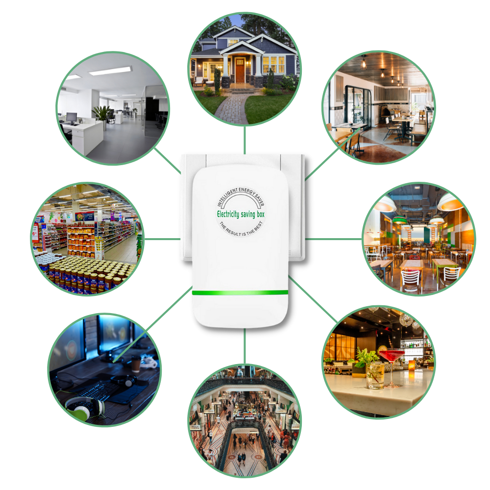 Energiebespaarmodule Stopcontact EU/US Plug voor Lagere Stroomkosten Elektriciteitsbesparing Thuisgebruik | Sansoti