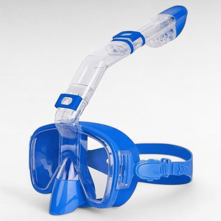 Opvouwbaar Snorkelmasker 180° Panoramisch Zicht Volgelaats Duikbril met Geïntegreerd Ademsysteem Watersport | Sansoti