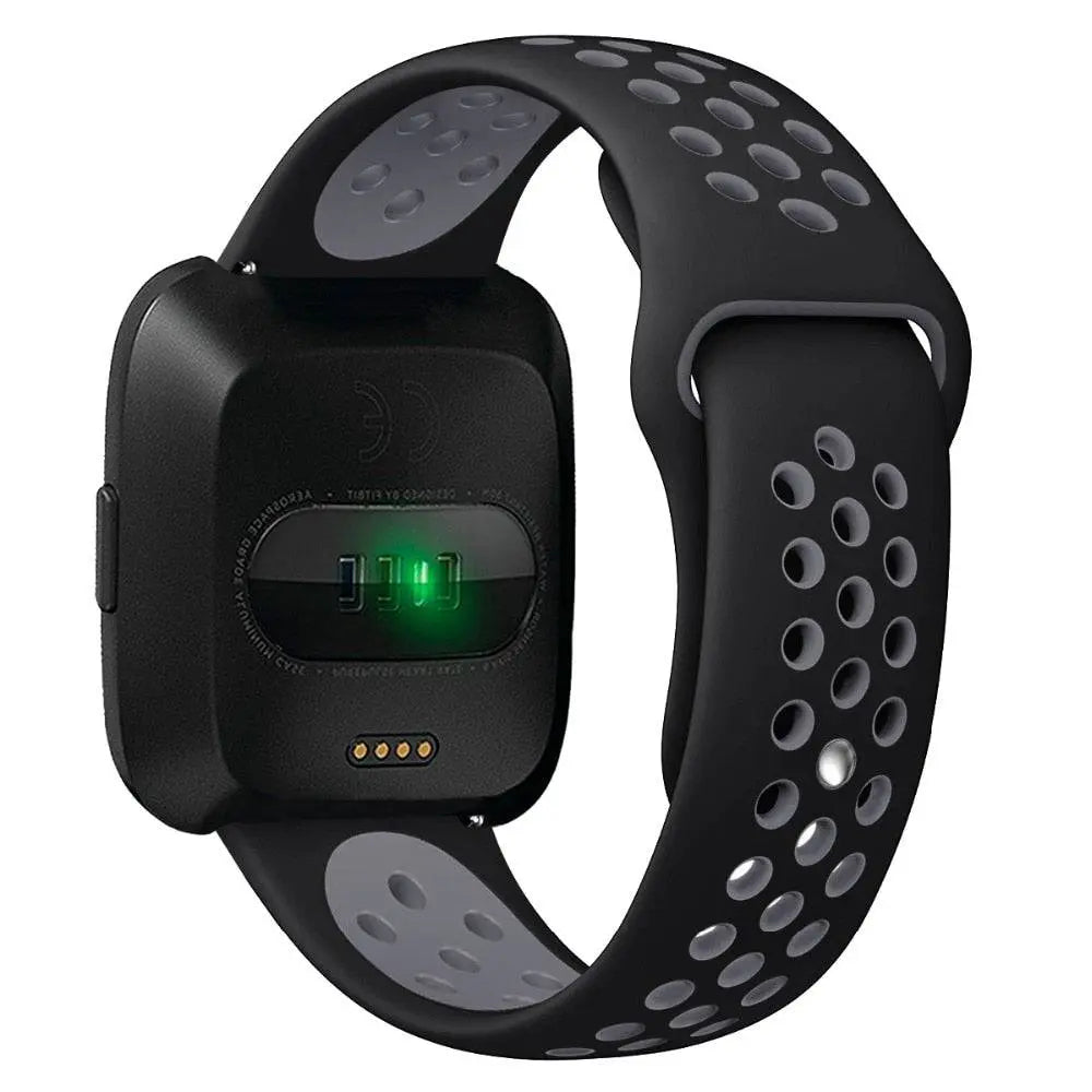 Sports Watch Strap with Sweat-Resistant Layer - Adjustable Fitbit Versa 2 Wristband for Comfortable Training | Sansoti