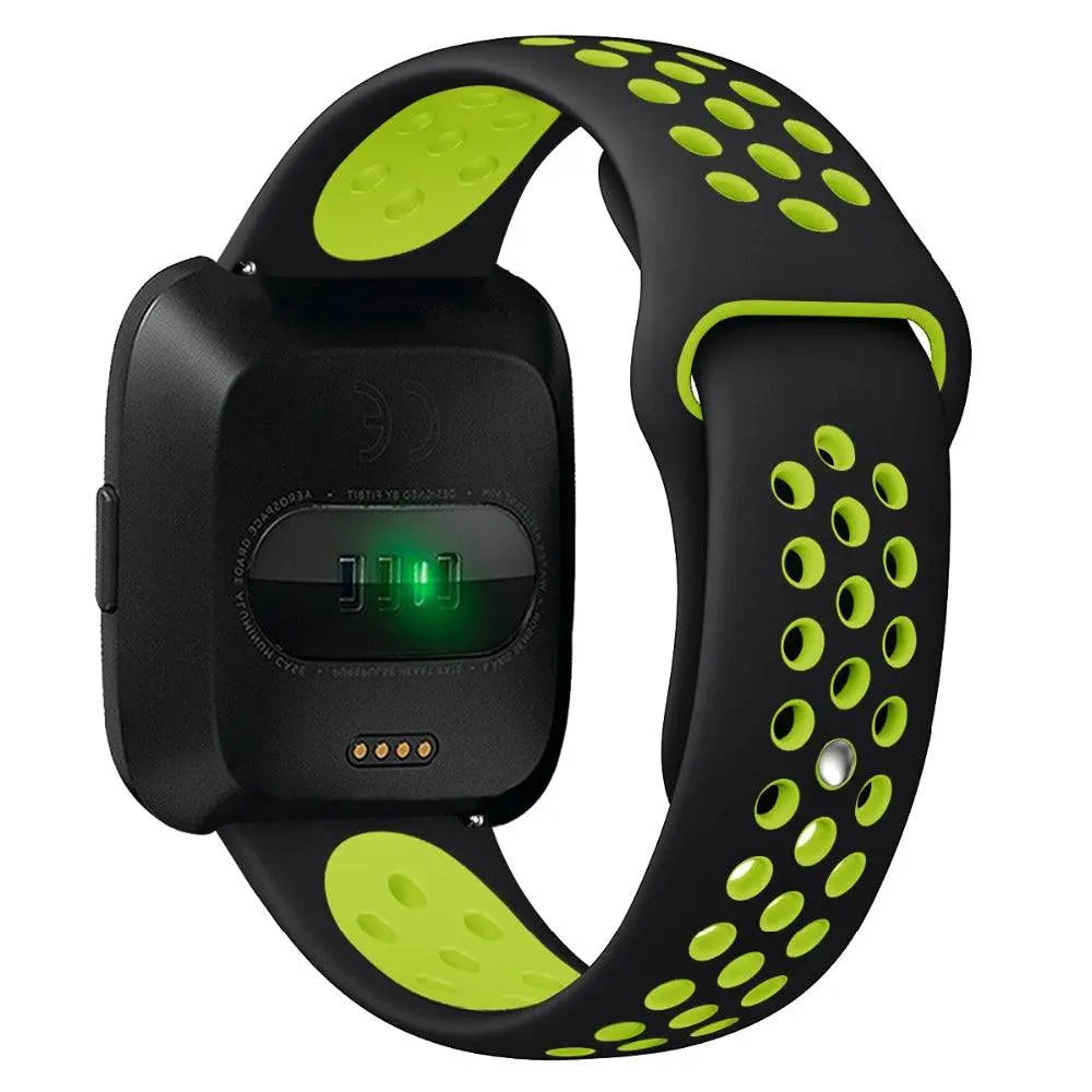 Sports Watch Strap with Sweat-Resistant Layer - Adjustable Fitbit Versa 2 Wristband for Comfortable Training | Sansoti