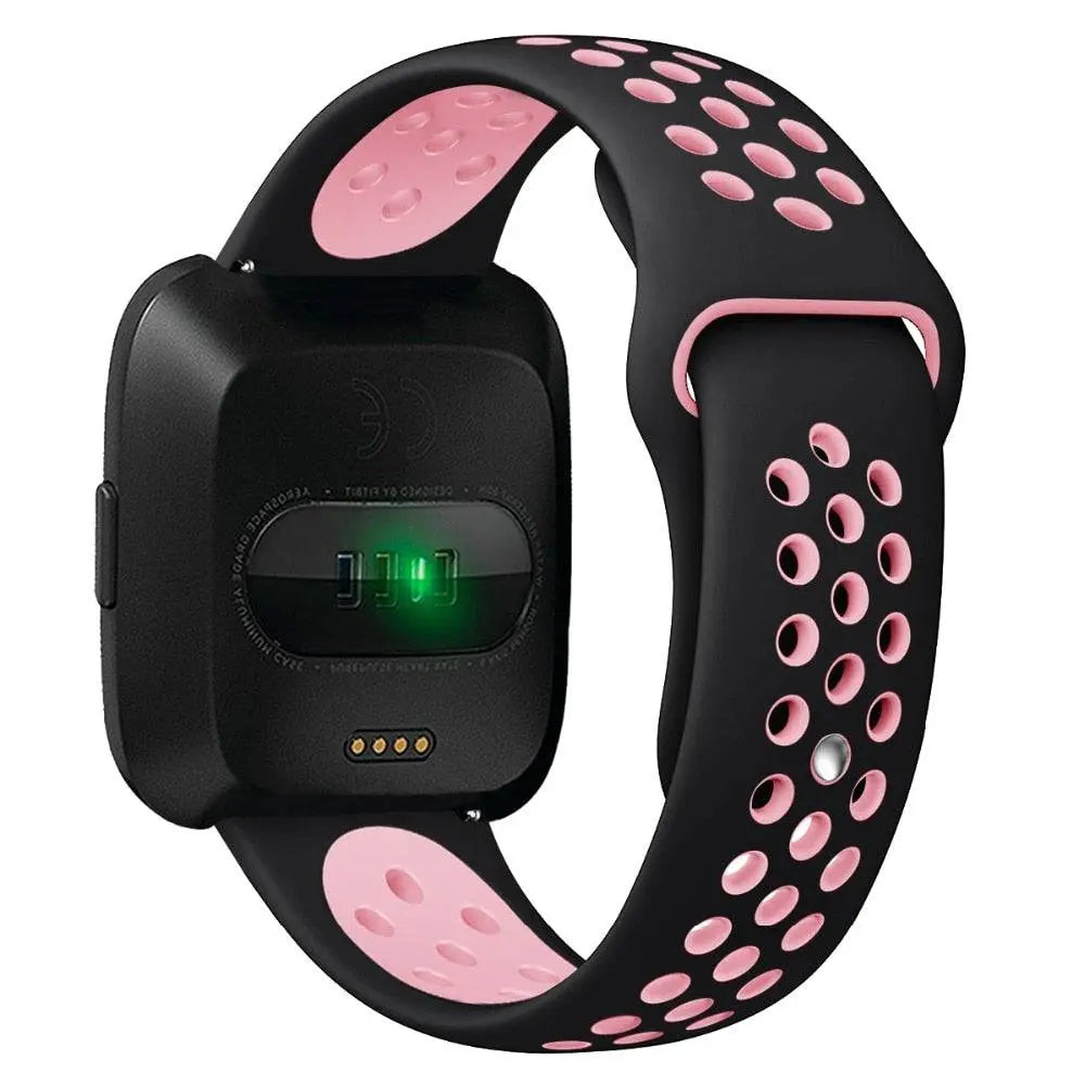 Sports Watch Strap with Sweat-Resistant Layer - Adjustable Fitbit Versa 2 Wristband for Comfortable Training | Sansoti