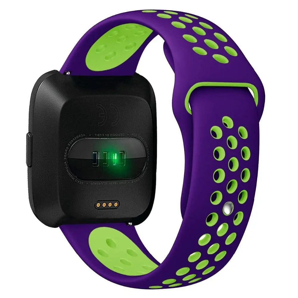 Sports Watch Strap with Sweat-Resistant Layer - Adjustable Fitbit Versa 2 Wristband for Comfortable Training | Sansoti
