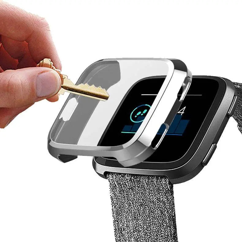 Smartwatch Beschermhoes met Geïntegreerde Schermbescherming voor Fitbit Versa 2 Volledig Rondom Beschermd | Sansoti
