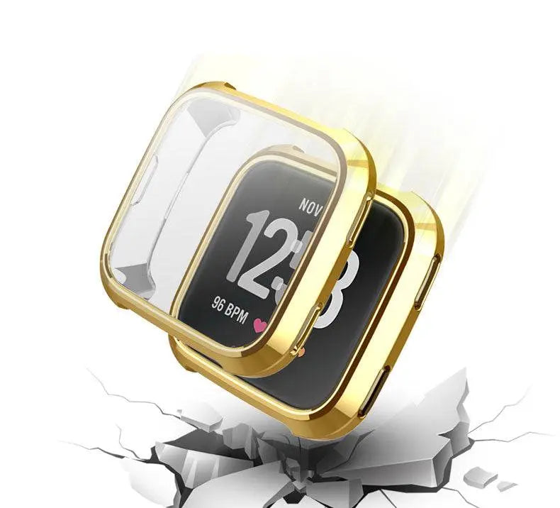 Smartwatch Beschermhoes met Geïntegreerde Schermbescherming voor Fitbit Versa 2 Volledig Rondom Beschermd | Sansoti