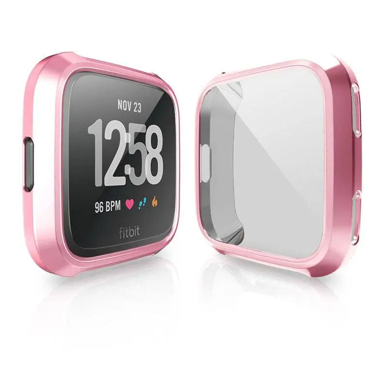 Smartwatch Beschermhoes met Geïntegreerde Schermbescherming voor Fitbit Versa 2 Volledig Rondom Beschermd | Sansoti