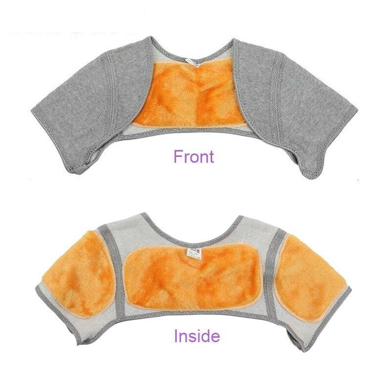 Therapeutic Shoulder Brace Bamboo Fiber Fleece Heat Support Unisex Adjustable Comfortable Shoulder Strap | Sansoti