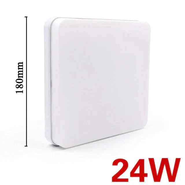 Quadratische LED-Panel-Deckenleuchte zur Aufbaumontage, 18 W, 24 W, 36 W, 48 W, warmweiß, kaltweiß, moderne Alltagsbeleuchtung | Sansoti