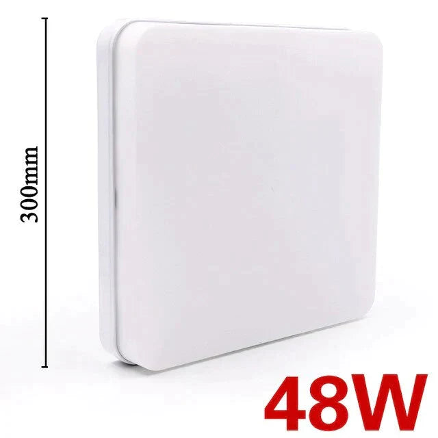 Quadratische LED-Panel-Deckenleuchte zur Aufbaumontage, 18 W, 24 W, 36 W, 48 W, warmweiß, kaltweiß, moderne Alltagsbeleuchtung | Sansoti