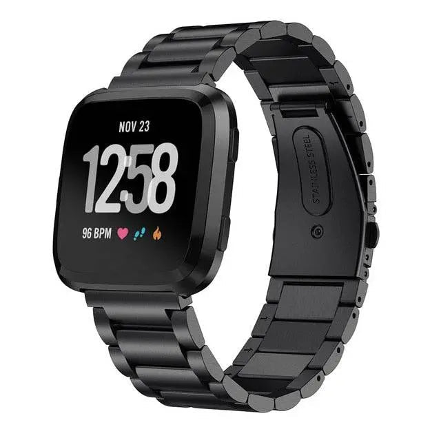 Steel Smartwatch Bracelet for Versa 2 - Adjustable Metal Wristband with Secure Clasp Elegant Watch | Sansoti