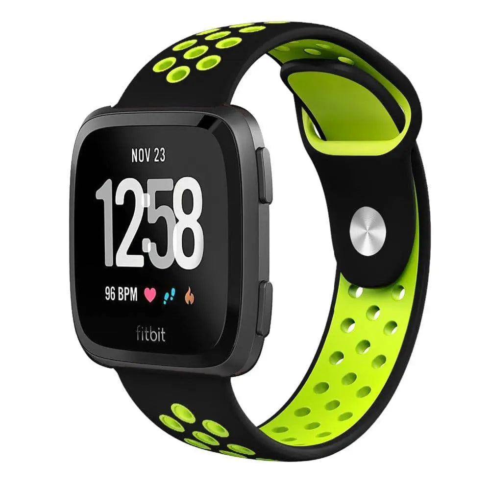 Sports Watch Strap with Sweat-Resistant Layer - Adjustable Fitbit Versa 2 Wristband for Comfortable Training | Sansoti