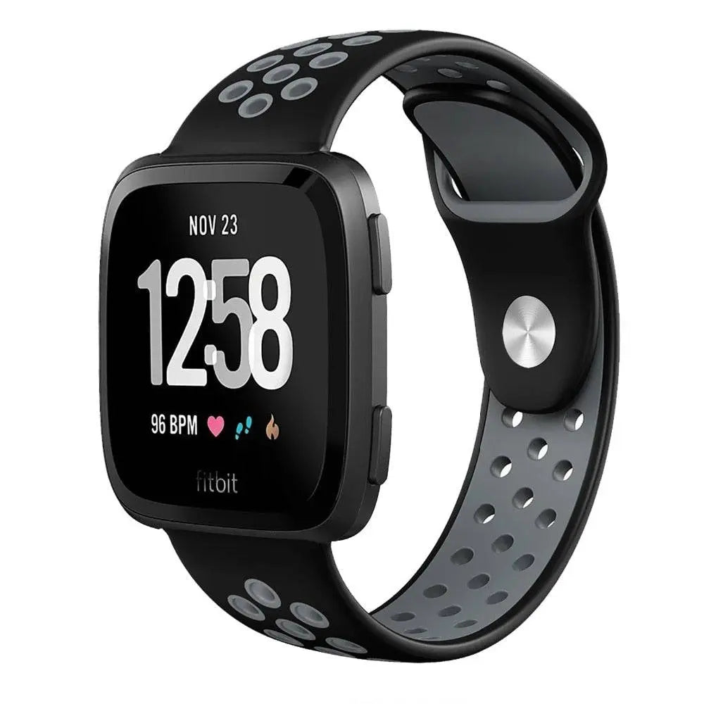 Sports Watch Strap with Sweat-Resistant Layer - Adjustable Fitbit Versa 2 Wristband for Comfortable Training | Sansoti