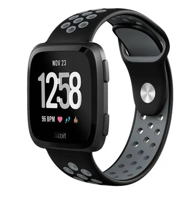 Sports Watch Strap with Sweat-Resistant Layer - Adjustable Fitbit Versa 2 Wristband for Comfortable Training | Sansoti