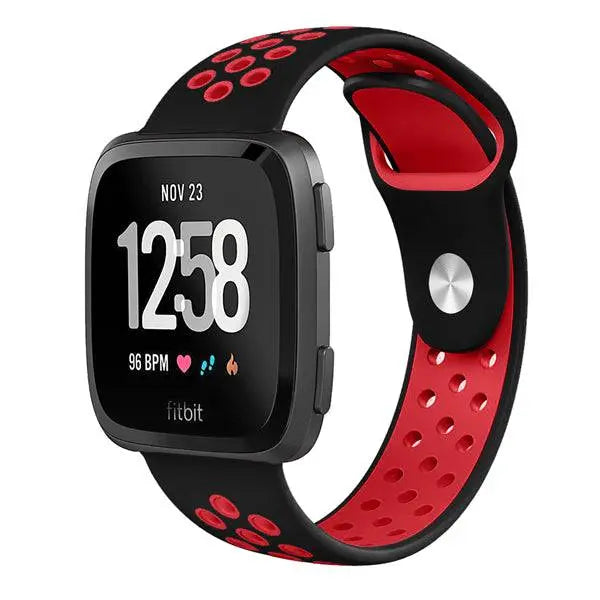 Sports Watch Strap with Sweat-Resistant Layer - Adjustable Fitbit Versa 2 Wristband for Comfortable Training | Sansoti