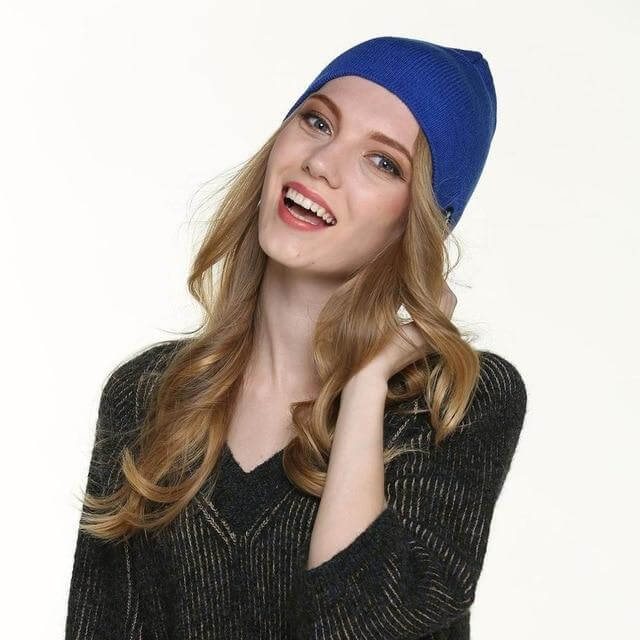 Wireless Headphone Beanie Winter Hat with Removable Speakers, Hands-Free Calling, Warm Knitted Music | Sansoti
