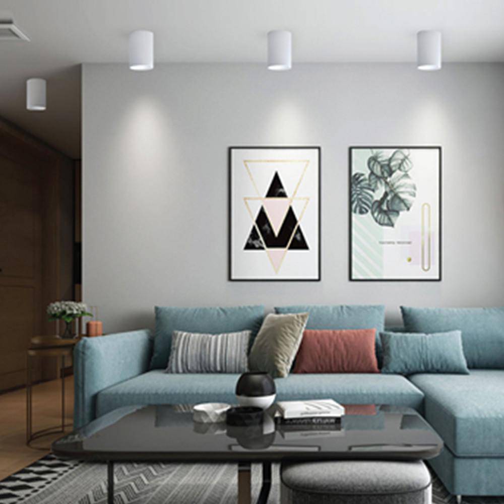 Moderne led tube plafondspot opbouw cilinder – minimalistische zwarte en witte 5w plafondlamp voor keuken, woonkamer en badkamer met warm wit, neutraal wit en koud wit licht | Sansoti