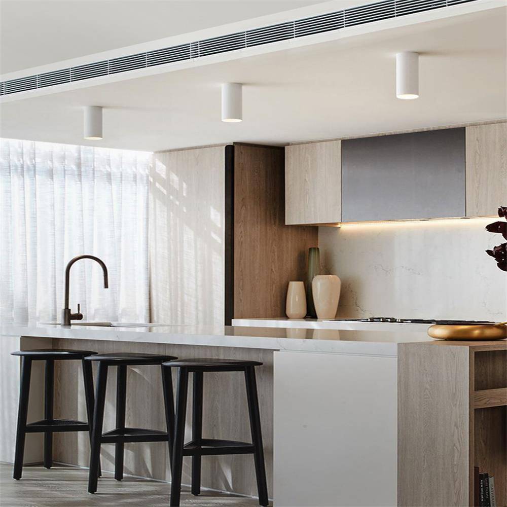 Moderne led tube plafondspot opbouw cilinder – minimalistische zwarte en witte 5w plafondlamp voor keuken, woonkamer en badkamer met warm wit, neutraal wit en koud wit licht | Sansoti