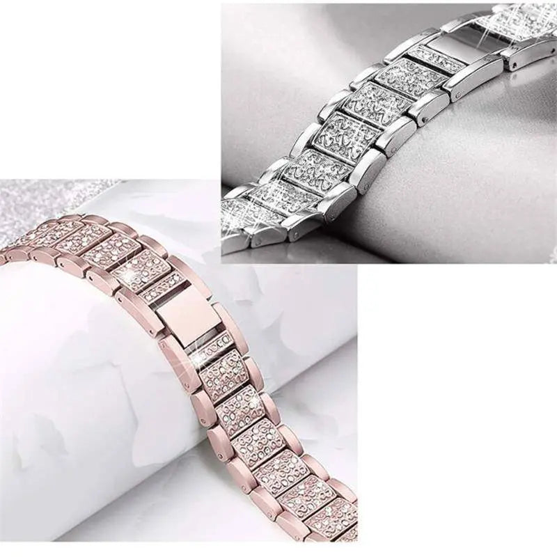Stainless Steel Watch Band with Protective Case for 38mm 40mm 42mm 44mm Smartwatch Metal Wristband Stylish | Sansoti