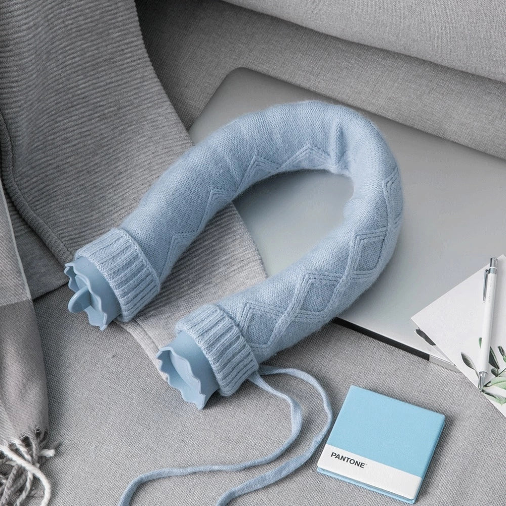U-Shaped Neck Heating Cushion with Water Filling 710ml for Shoulder Warming, Neck Relaxation, and Relaxation at Home | Sansoti