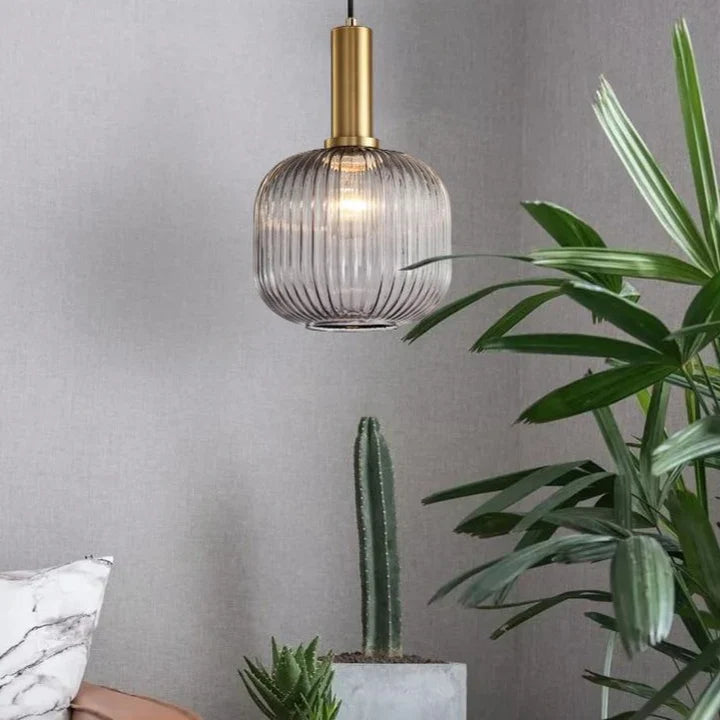 Hängelampe Buntglas Retro Nordisch E27 Weiß Grün Rosa Ø13 Ø30 Esszimmer | Restfield