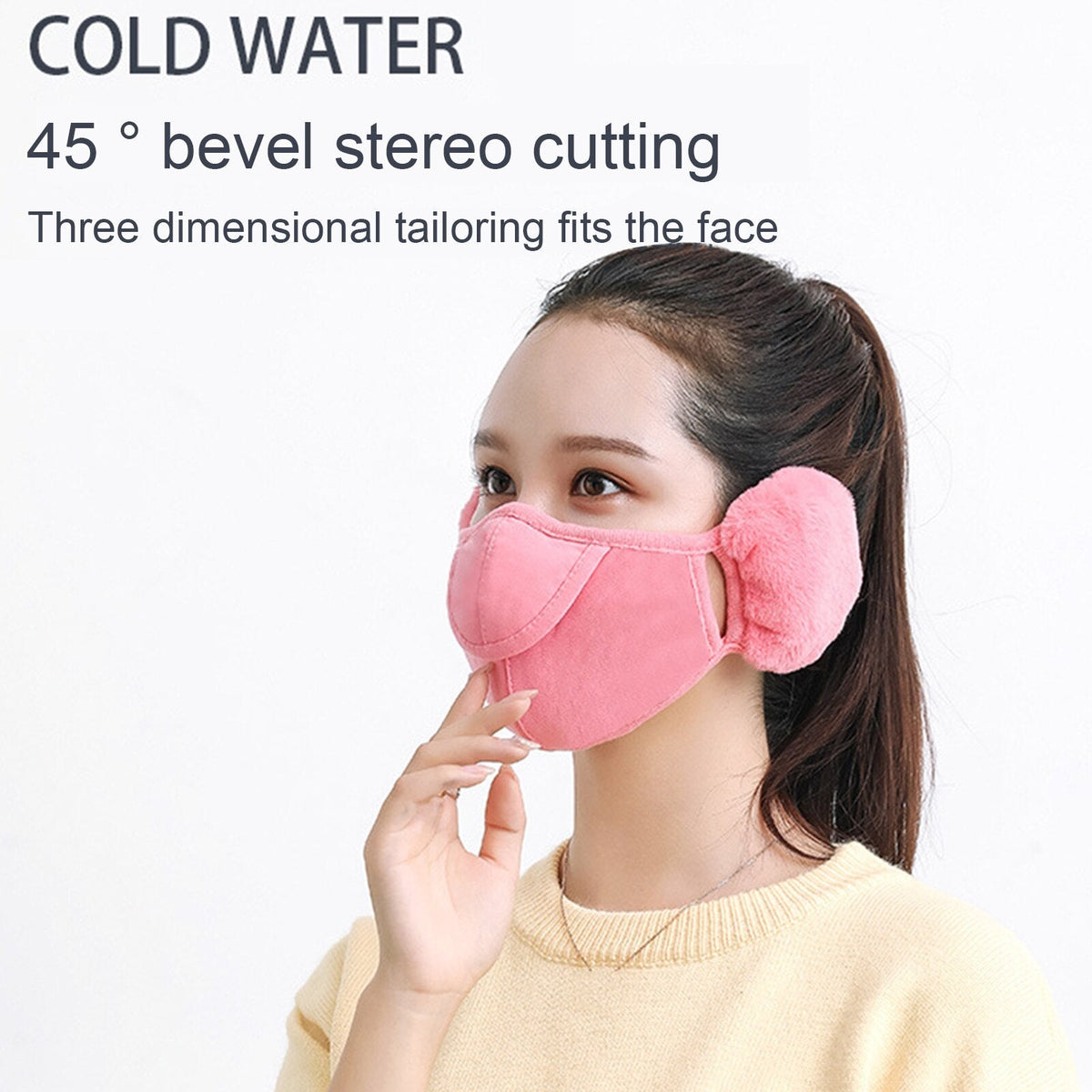 Multifunktionales Stirnband mit integriertem Ohrwärmer, unisex, für winterliche Outdoor-Aktivitäten, Skifahren und Wandern | Sansoti