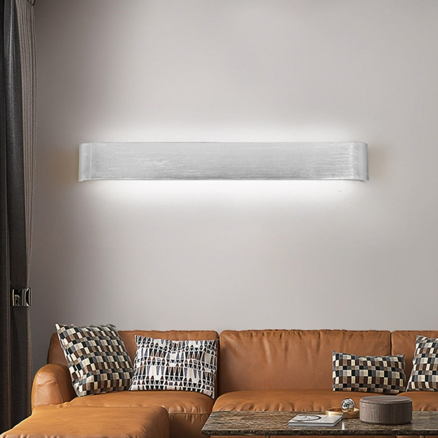 LED Wandlamp Up & Down Verlichting Aluminium Acryl Sfeerlamp voor Woonkamer Slaapkamer Gang Modern Interieur | Sansoti