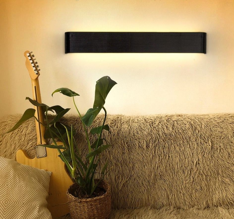 LED Wandlamp Up & Down Verlichting Aluminium Acryl Sfeerlamp voor Woonkamer Slaapkamer Gang Modern Interieur | Sansoti