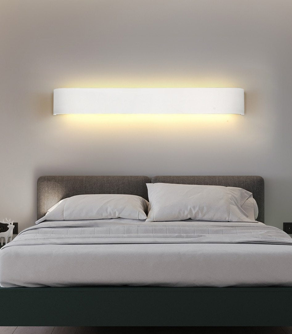 LED Wandlamp Up & Down Verlichting Aluminium Acryl Sfeerlamp voor Woonkamer Slaapkamer Gang Modern Interieur | Sansoti