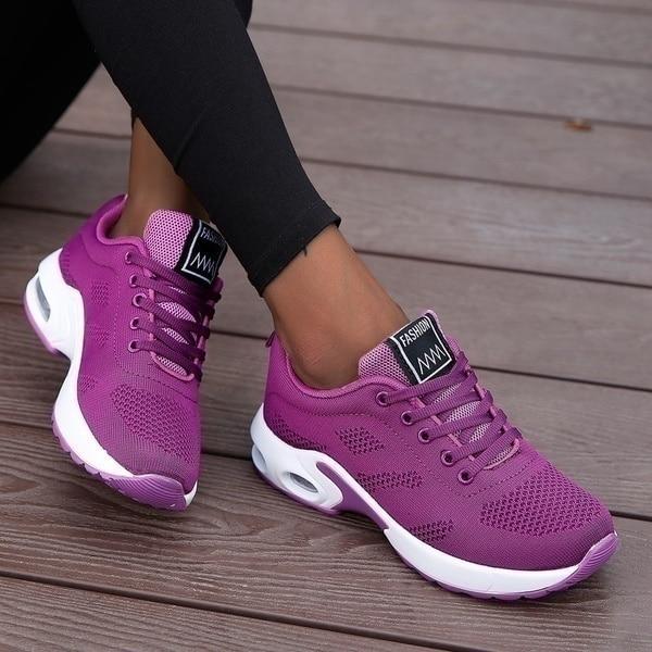Chaussures de course pour femmes avec soutien orthopédique et plateforme de 4 cm pour confort, amorti et usage quotidien | Sansoti