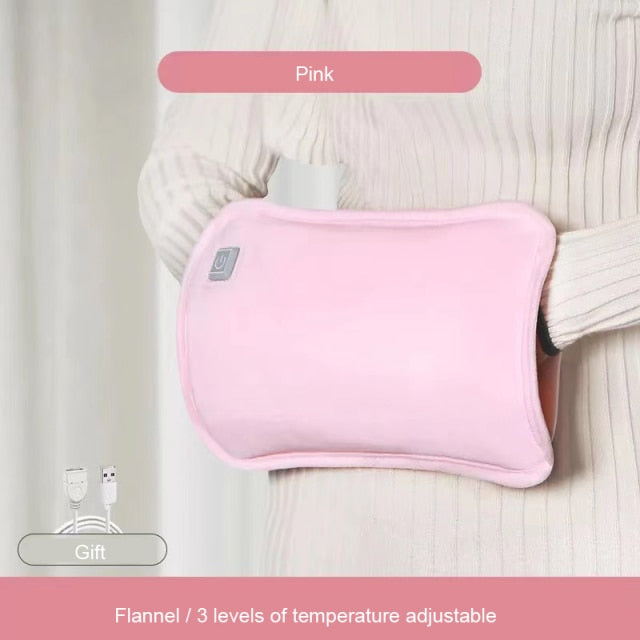 Beheizbarer Handwärmer mit USB-Aufladung, 3 Temperaturstufen, Graphenheizung, tragbares Winter-Handwärmer-Zubehör | Sansoti